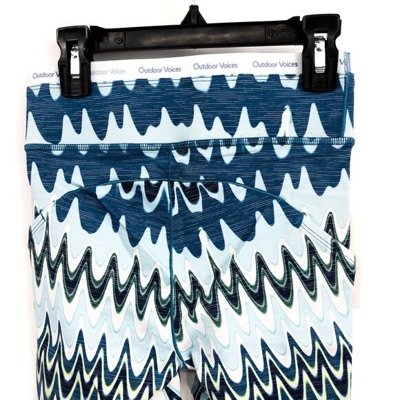 OUTDOOR VOICES Womens 5" Thrive Bike Shorts XXS Blue Polar Helios TechSweat NWT - Picture 6 of 8